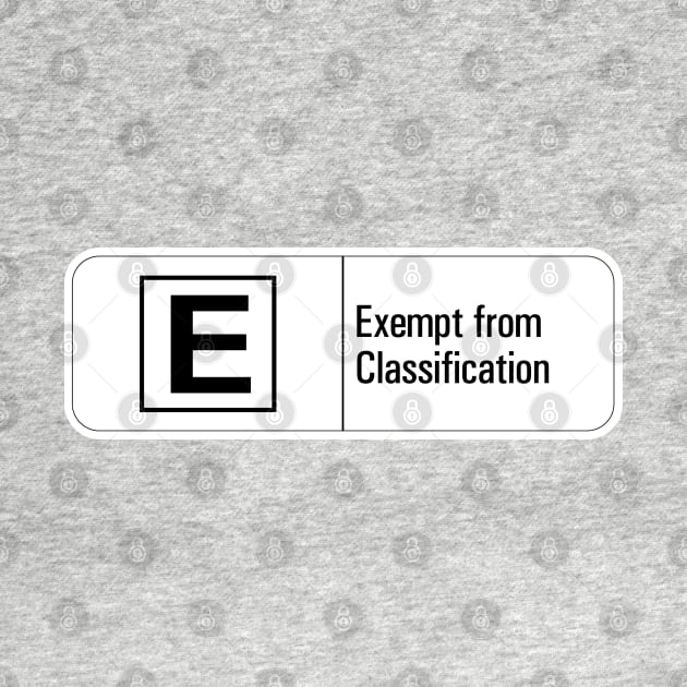 Classified: Exempt from Classification by jeremysaunders